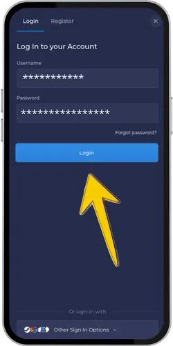 Accedi al tuo account Rainbet