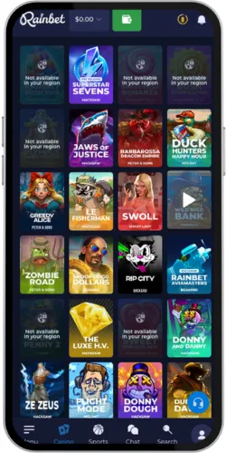 Gioca alle slot su Rainbet