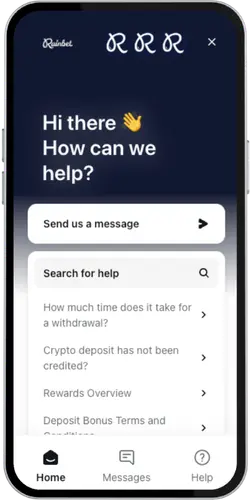 Rainbet App Casino Support