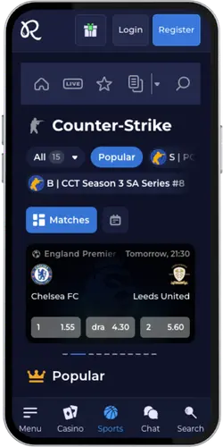 Rainbet App eSports